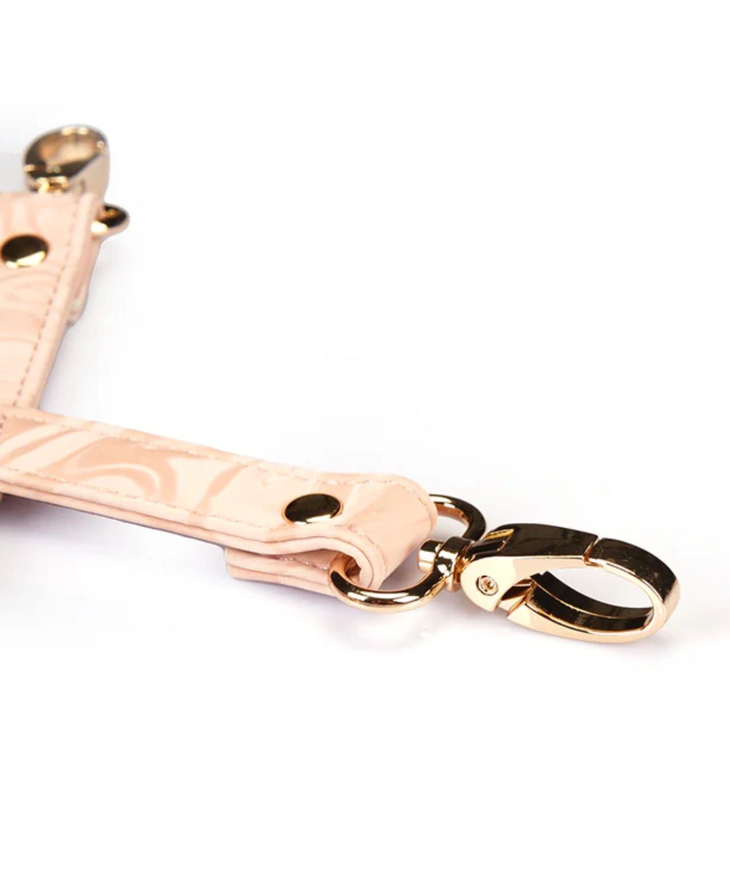 Liebe Seele Boudoir Amor Vegan Leather Hogtie (Pink) | Avec Amour Lingerie