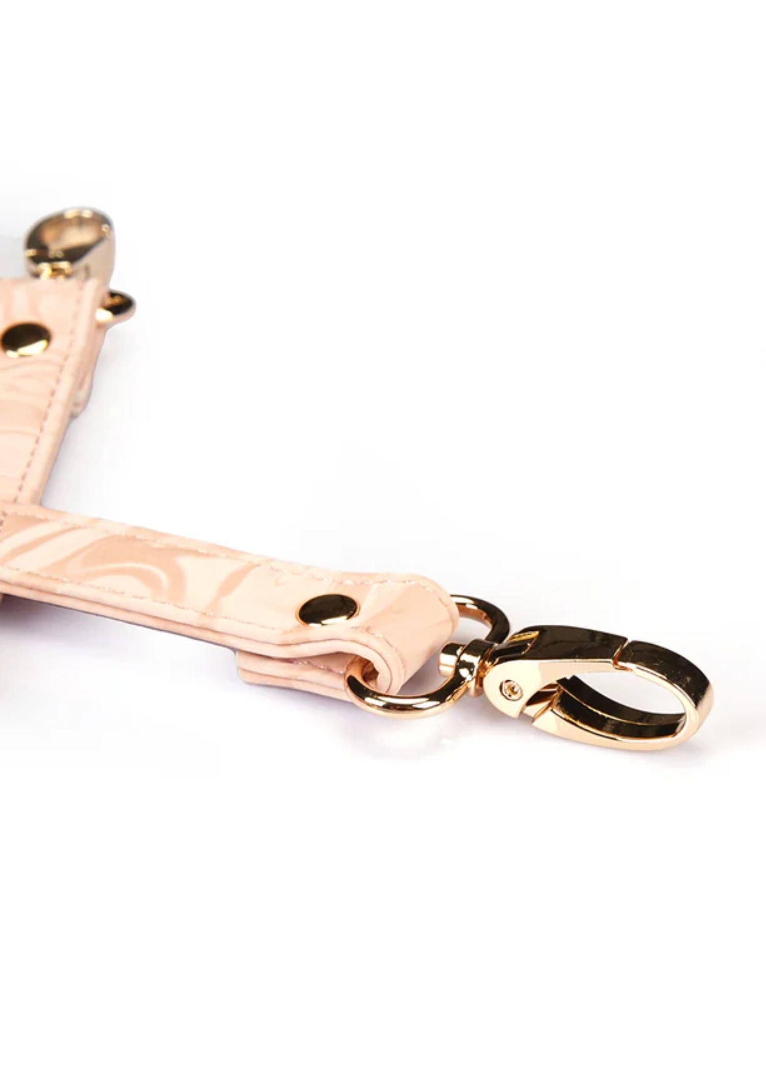 Liebe Seele Boudoir Amor Vegan Leather Hogtie (Pink) | Avec Amour Lingerie