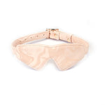 Liebe Seele Boudoir Amor Vegan Leather Blindfold Eyemask (Pink) | Avec Amour Lingerie