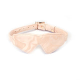 Liebe Seele Boudoir Amor Vegan Leather Blindfold Eyemask (Pink) | Avec Amour Lingerie
