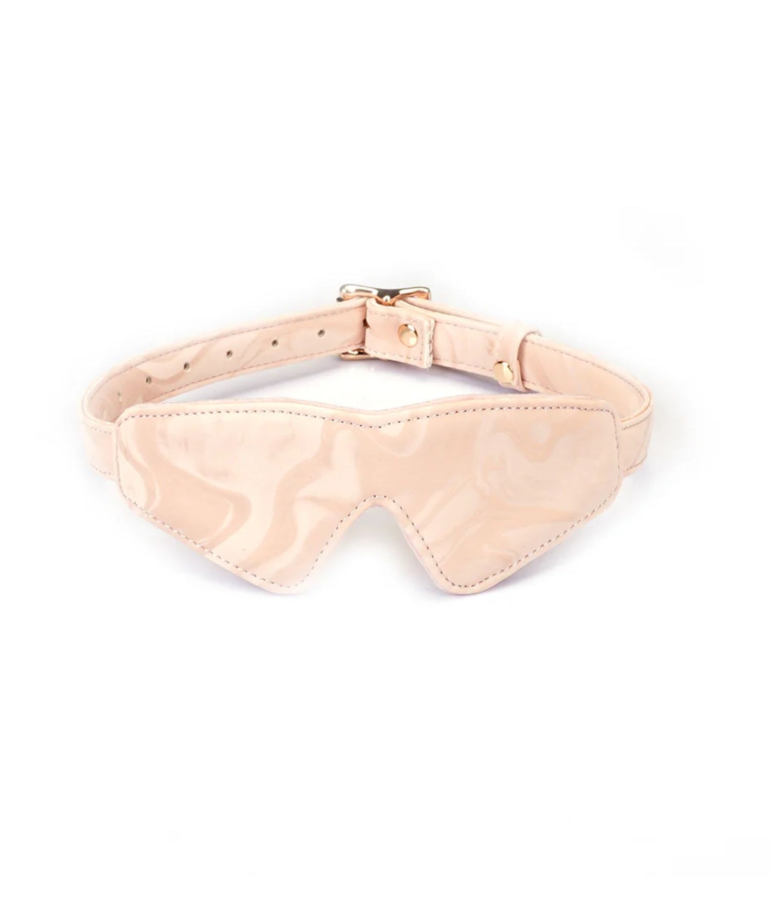 Liebe Seele Boudoir Amor Vegan Leather Blindfold Eyemask (Pink) | Avec Amour Lingerie