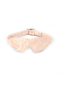 Liebe Seele Boudoir Amor Vegan Leather Blindfold Eyemask (Pink) | Avec Amour Lingerie