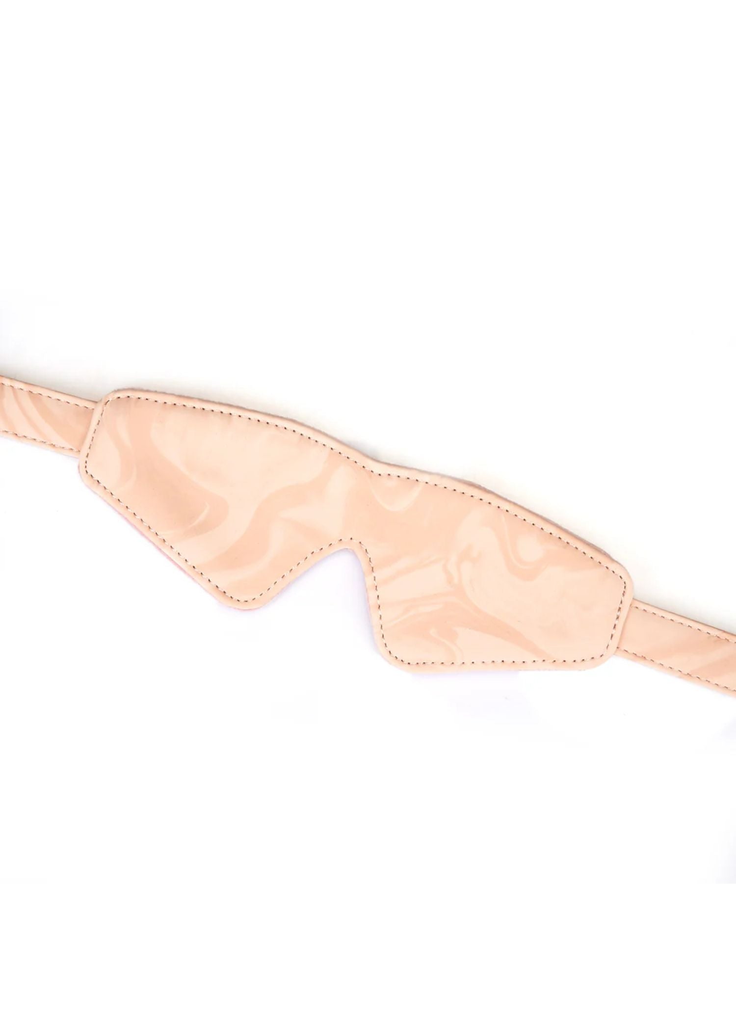 Liebe Seele Boudoir Amor Vegan Leather Blindfold Eyemask (Pink) | Avec Amour Lingerie