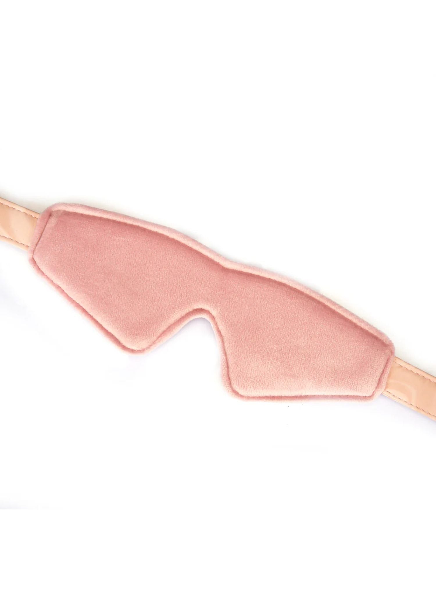 Liebe Seele Boudoir Amor Vegan Leather Blindfold Eyemask (Pink) | Avec Amour Lingerie