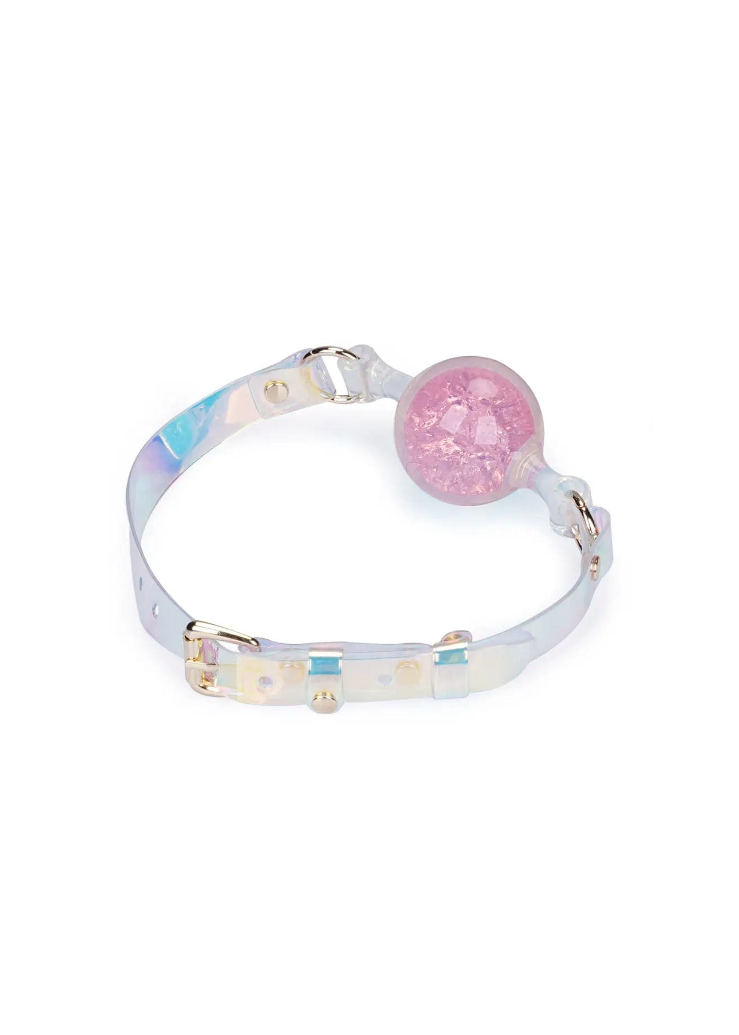 Liebe Seele Crystal Ball Gag (Large Pink Ball) | Avec Amour Lingerie