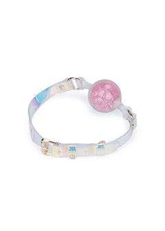 Liebe Seele Crystal Ball Gag (Large Pink Ball) | Avec Amour Lingerie