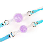 Liebe Seele Crystal Ball Gag (Small Purple Ball) | Avec Amour Lingerie