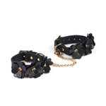 Liebe Seele Flower Rhythm Leather Handcuffs | Avec Amour Lingerie