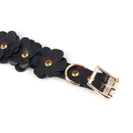 Liebe Seele Flower Rhythm Leather Handcuffs | Avec Amour Lingerie