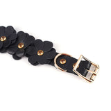 Liebe Seele Flower Rhythm Leather Handcuffs | Avec Amour Lingerie