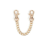 Liebe Seele Flower Rhythm Leather Handcuffs Gold Chain Connector| Avec Amour Lingerie