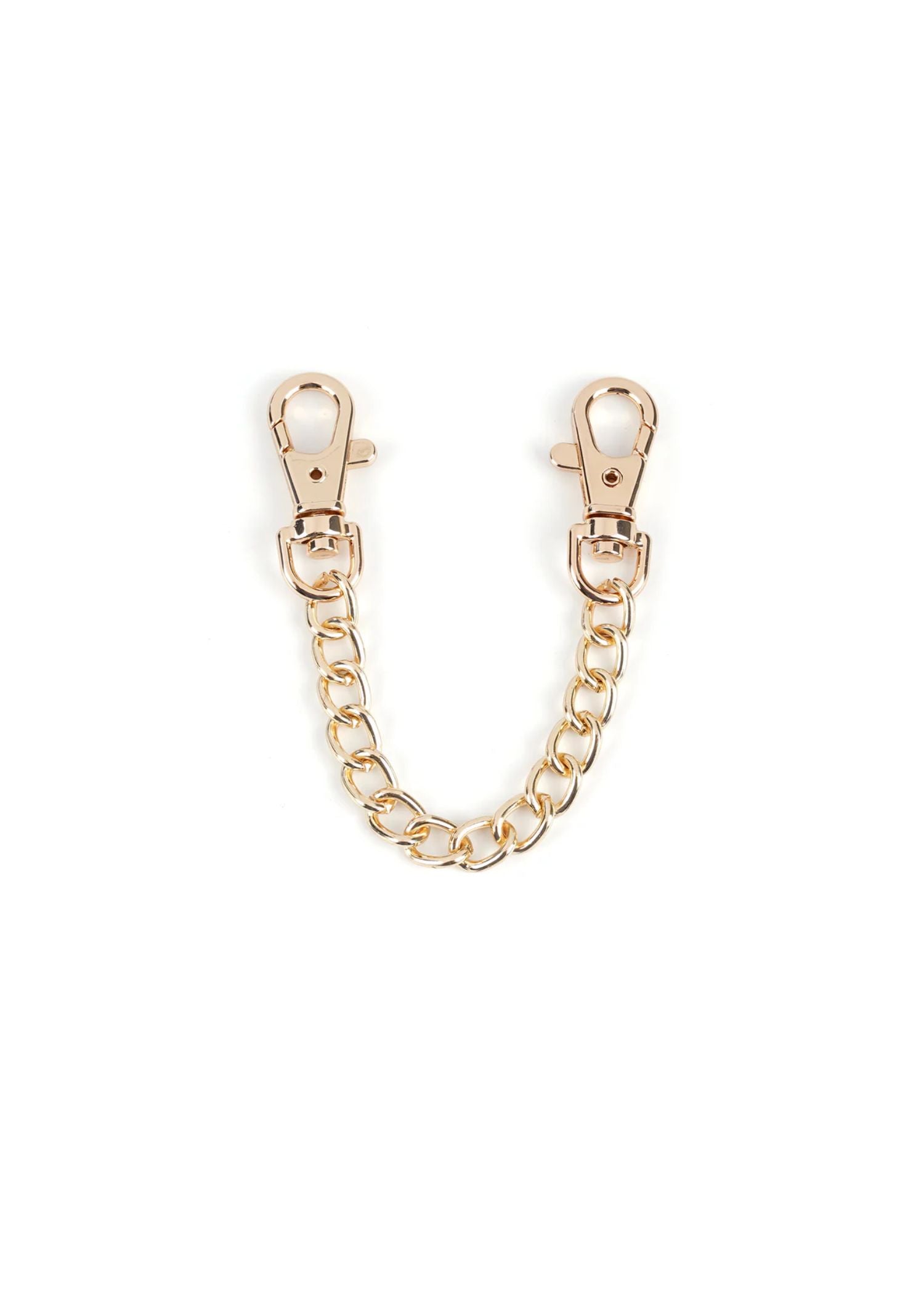 Liebe Seele Flower Rhythm Leather Handcuffs Gold Chain Connector| Avec Amour Lingerie