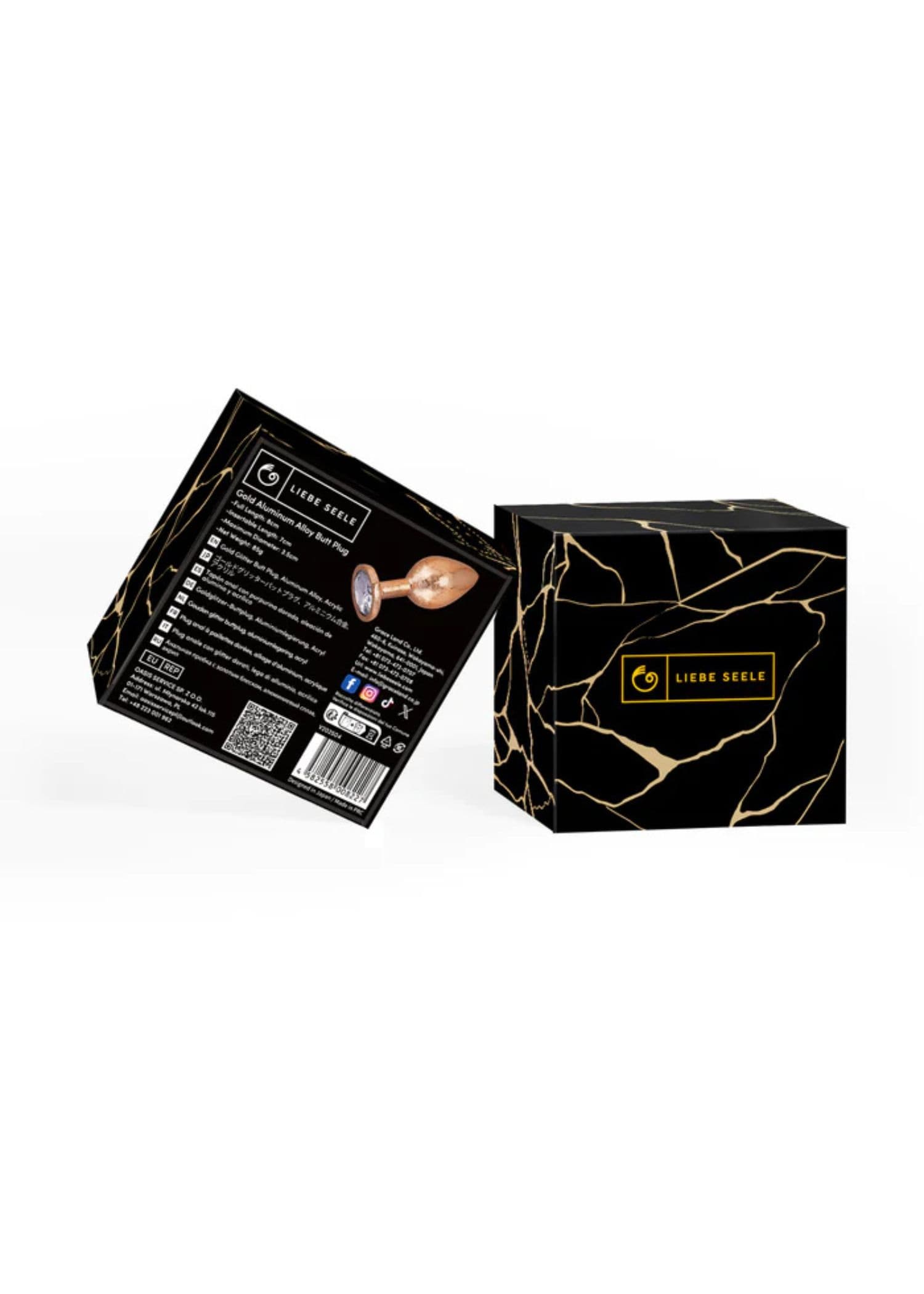 Liebe Seele Gold Aluminum Alloy Butt Plug | Avec Amour Lingerie