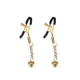 Liebe Seele Gold Hollow Heart Nipple Clamps | Avec Amour Lingerie