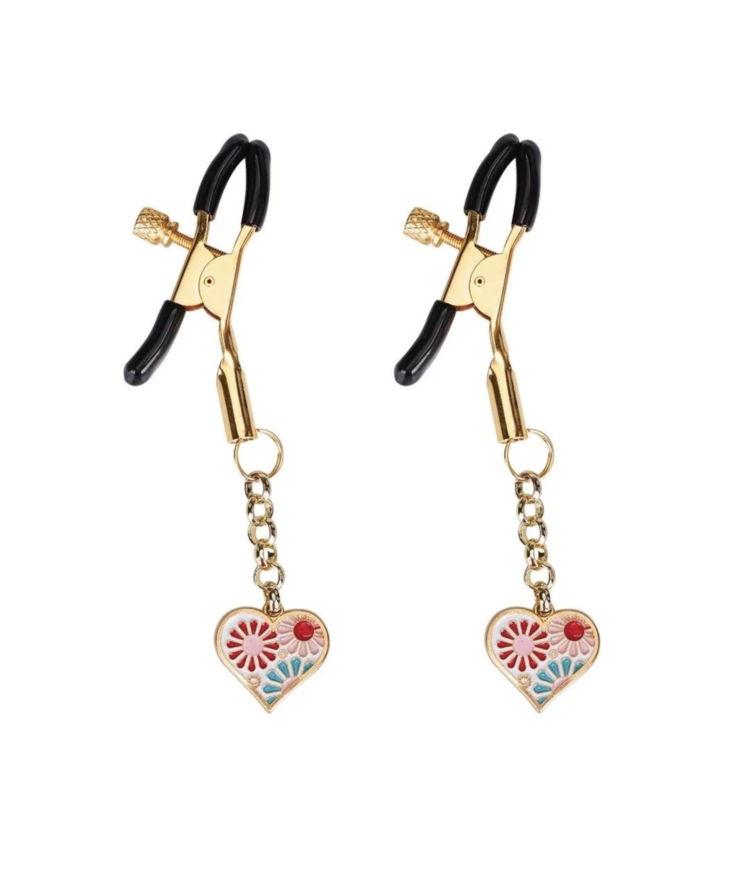Liebe Seele Gold Nipple Clamps | BDSM Bedroom Fun