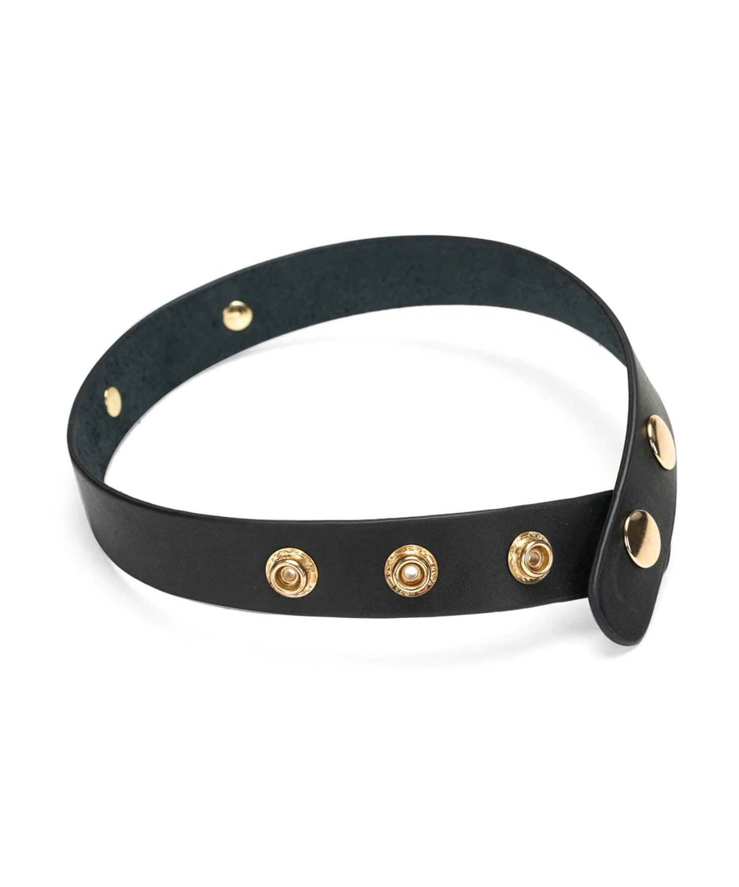Liebe Seele Gold Word Choker (BITCH) | Avec Amour Leather Accessories