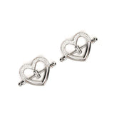 Liebe Seele Heart Shaped Nipple Clamps (Silver) | BDSM Bedroom Fun | Avec Amour Lingerie