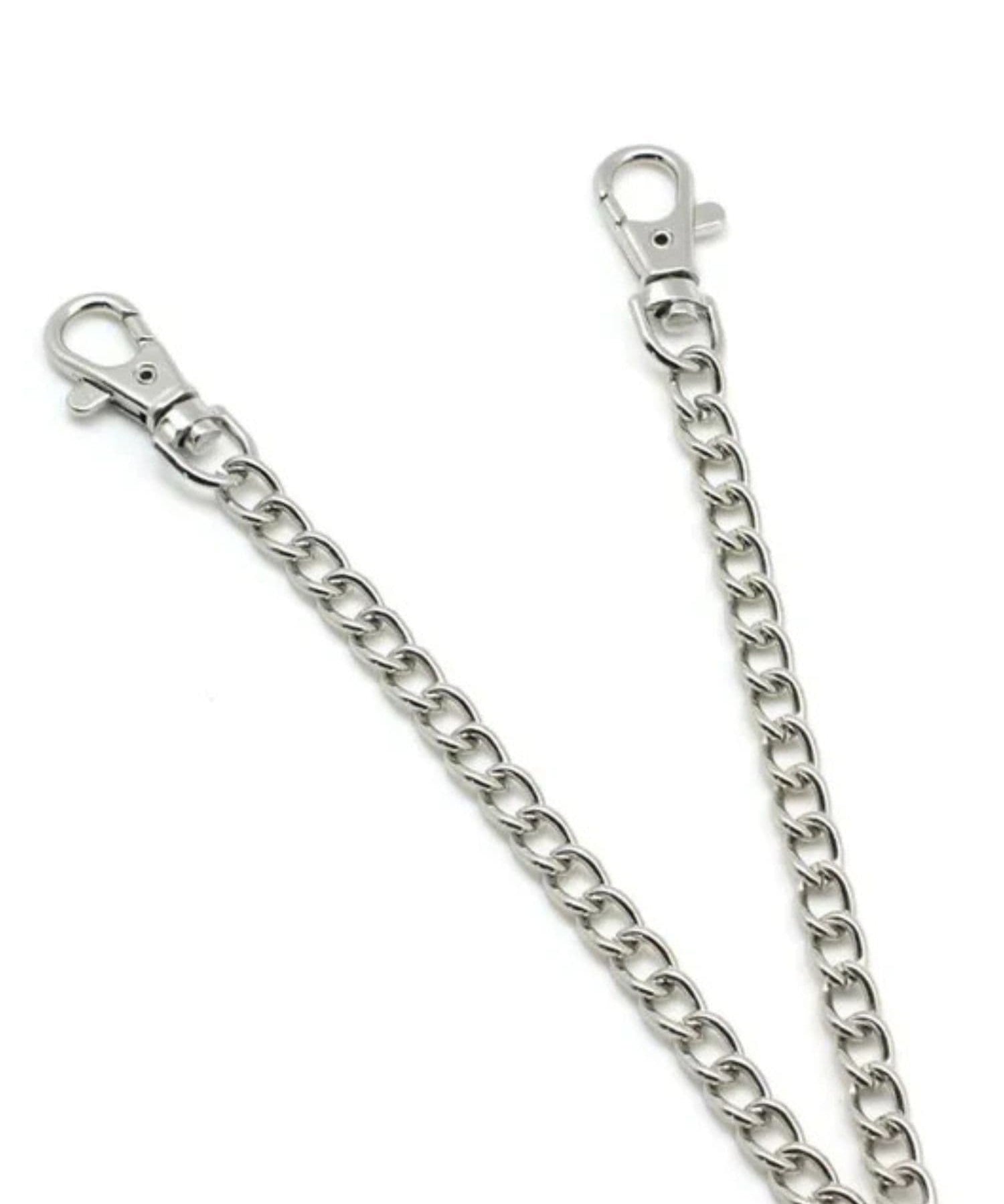 Liebe Seele Metal Chain Bull Nose Nipple Clamps (Silver) | Avec Amour LIngerie