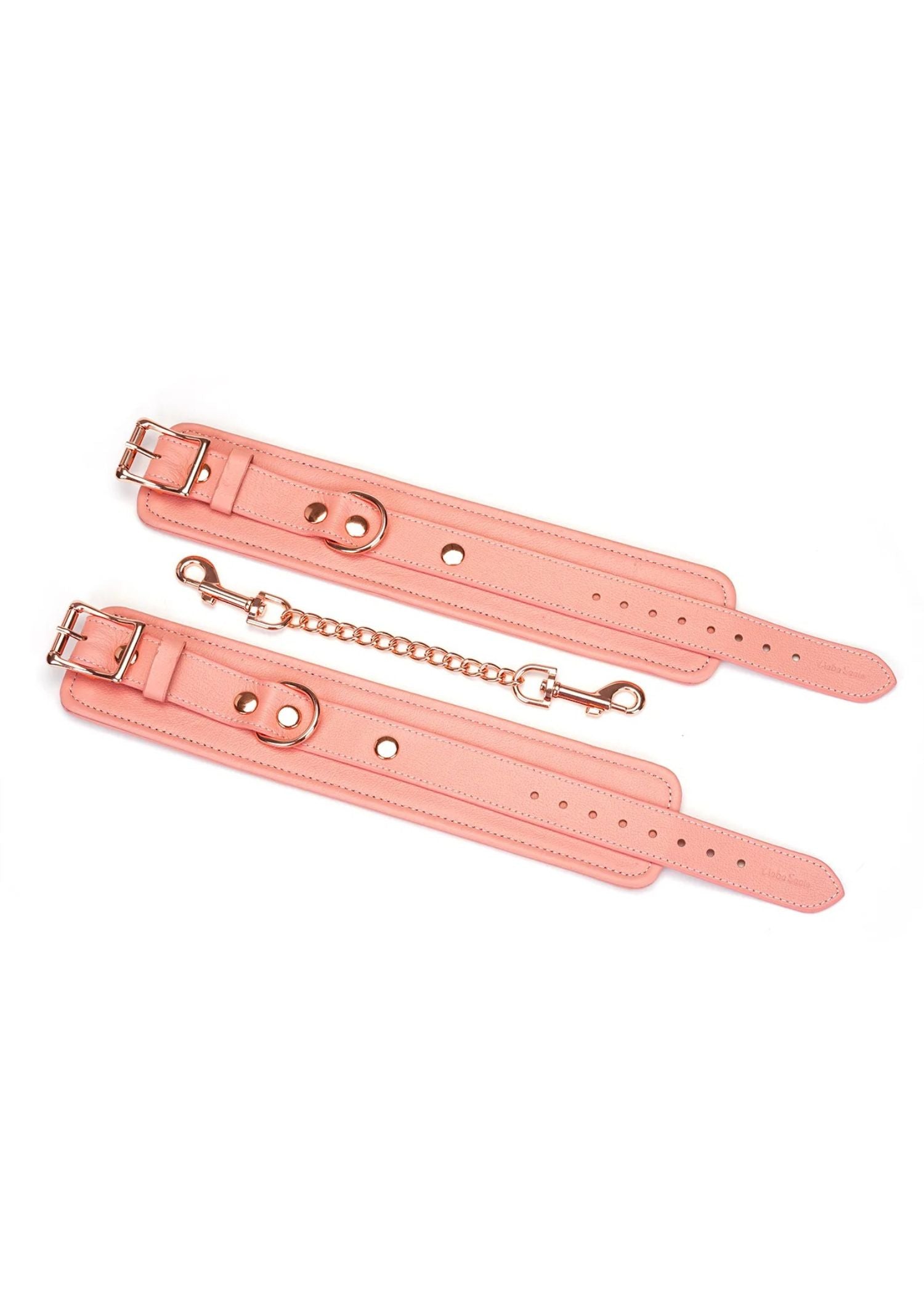 Liebe Seele Pink Dream Leather Ankle Cuffs | Avec Amour