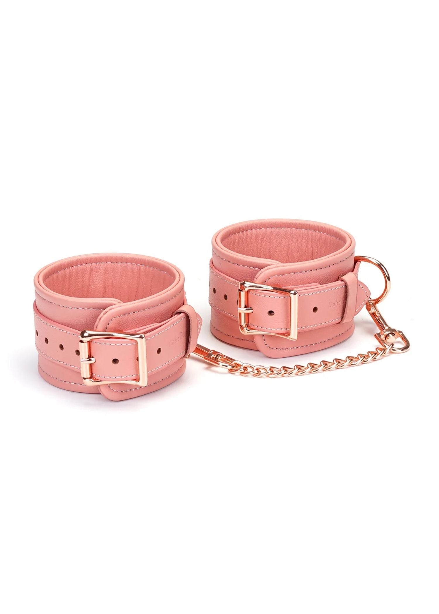 Liebe Seele Pink Dream Leather Ankle Cuffs | Avec Amour