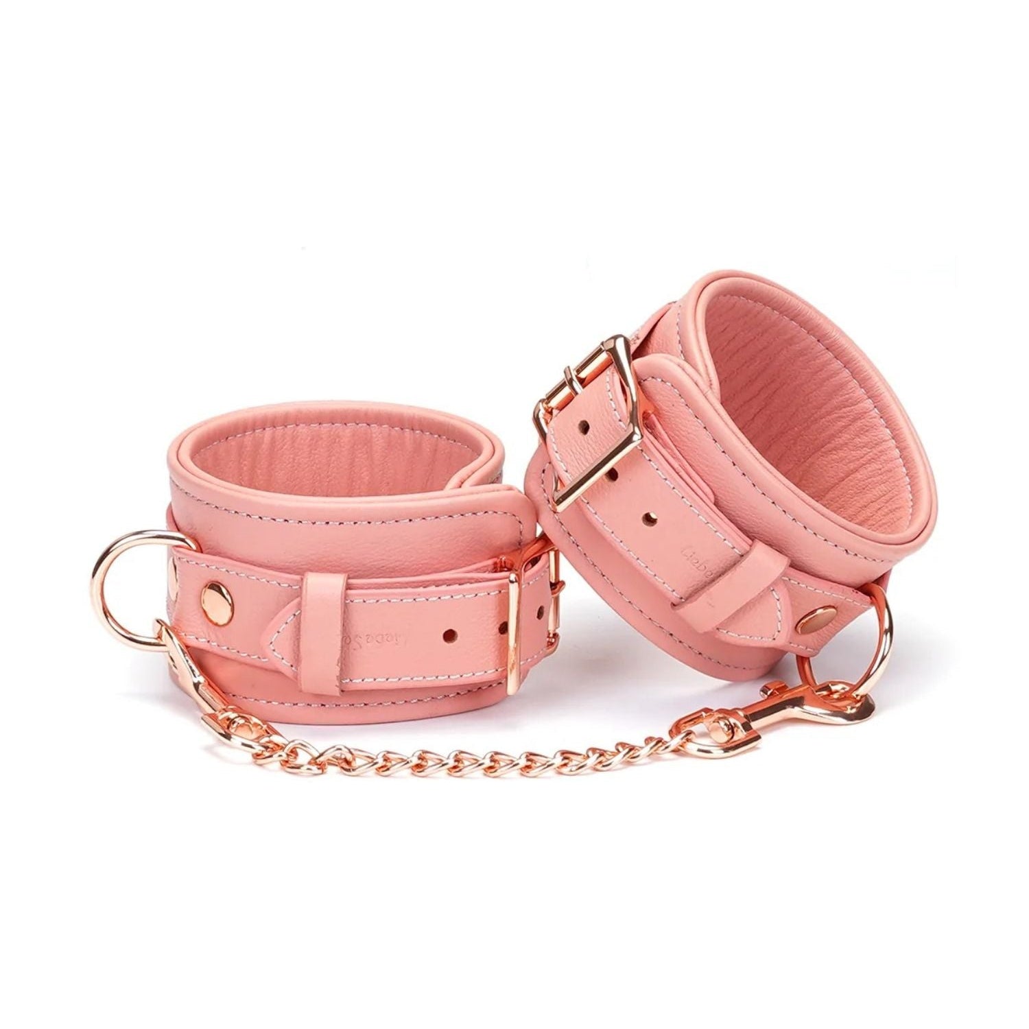 Liebe Seele Pink Dream Leather Cuffs | Avec Amour Lingerie