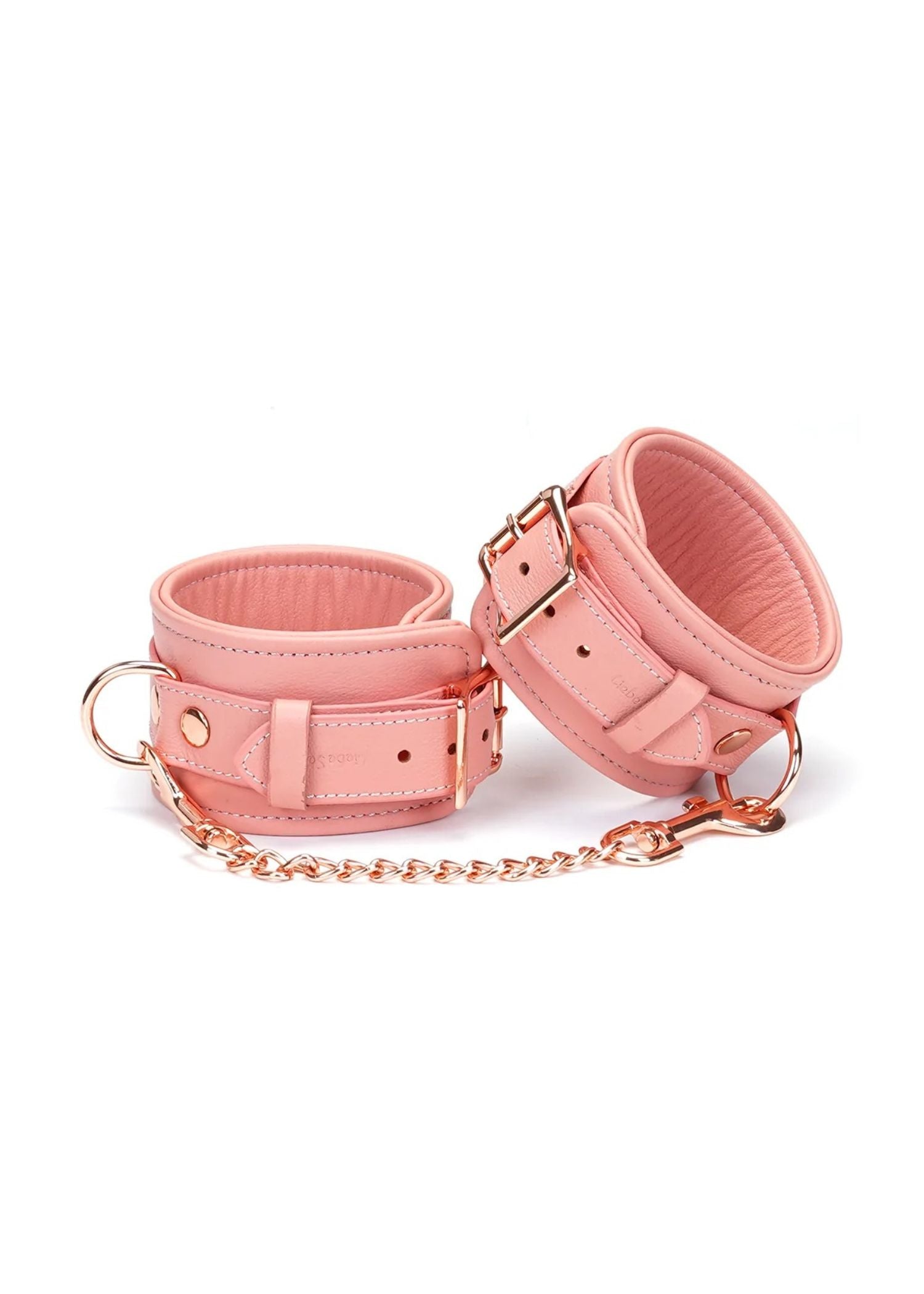 Liebe Seele Pink Dream Leather Cuffs | Avec Amour Lingerie