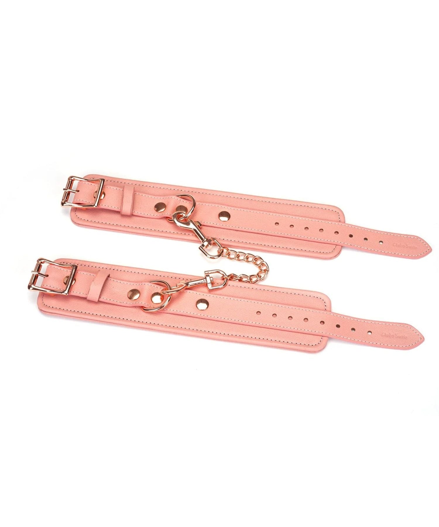 Liebe Seele Pink Dream Leather Cuffs | Avec Amour Lingerie