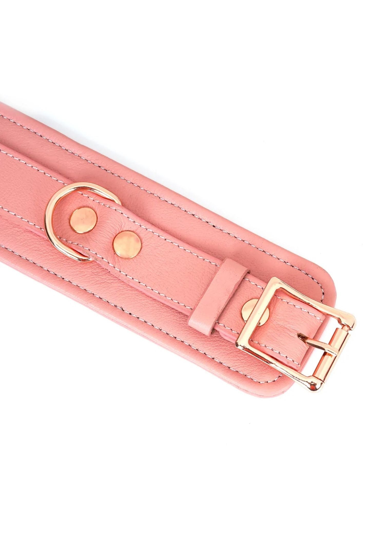 Liebe Seele Pink Dream Leather Cuffs | Avec Amour Lingerie