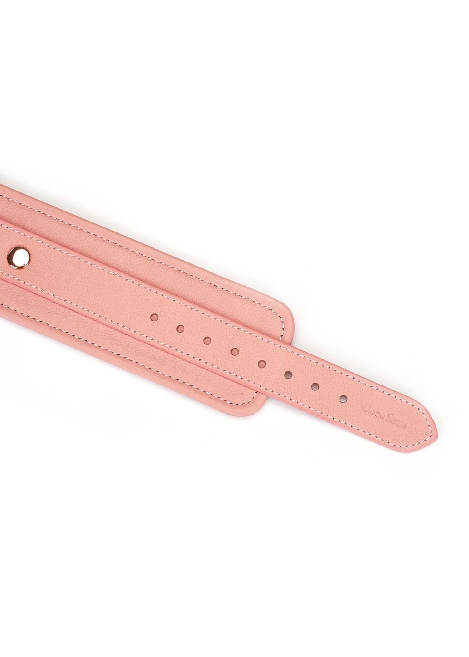 Liebe Seele Pink Dream Leather Cuffs | Avec Amour Lingerie