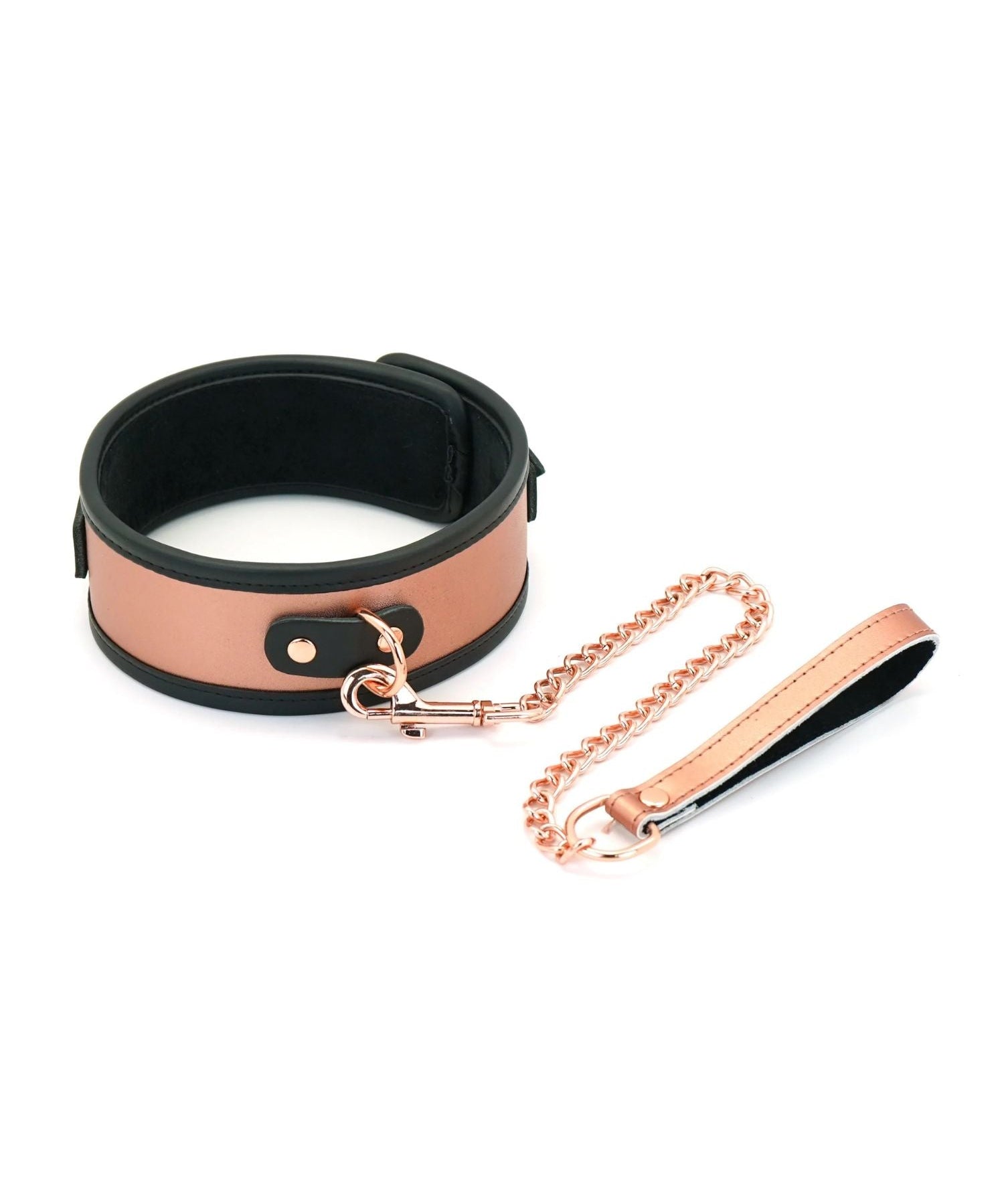 Liebe Seele Rose Gold Memory Collar and Leash
