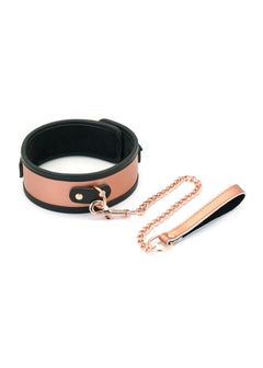 Liebe Seele Rose Gold Memory Collar and Leash