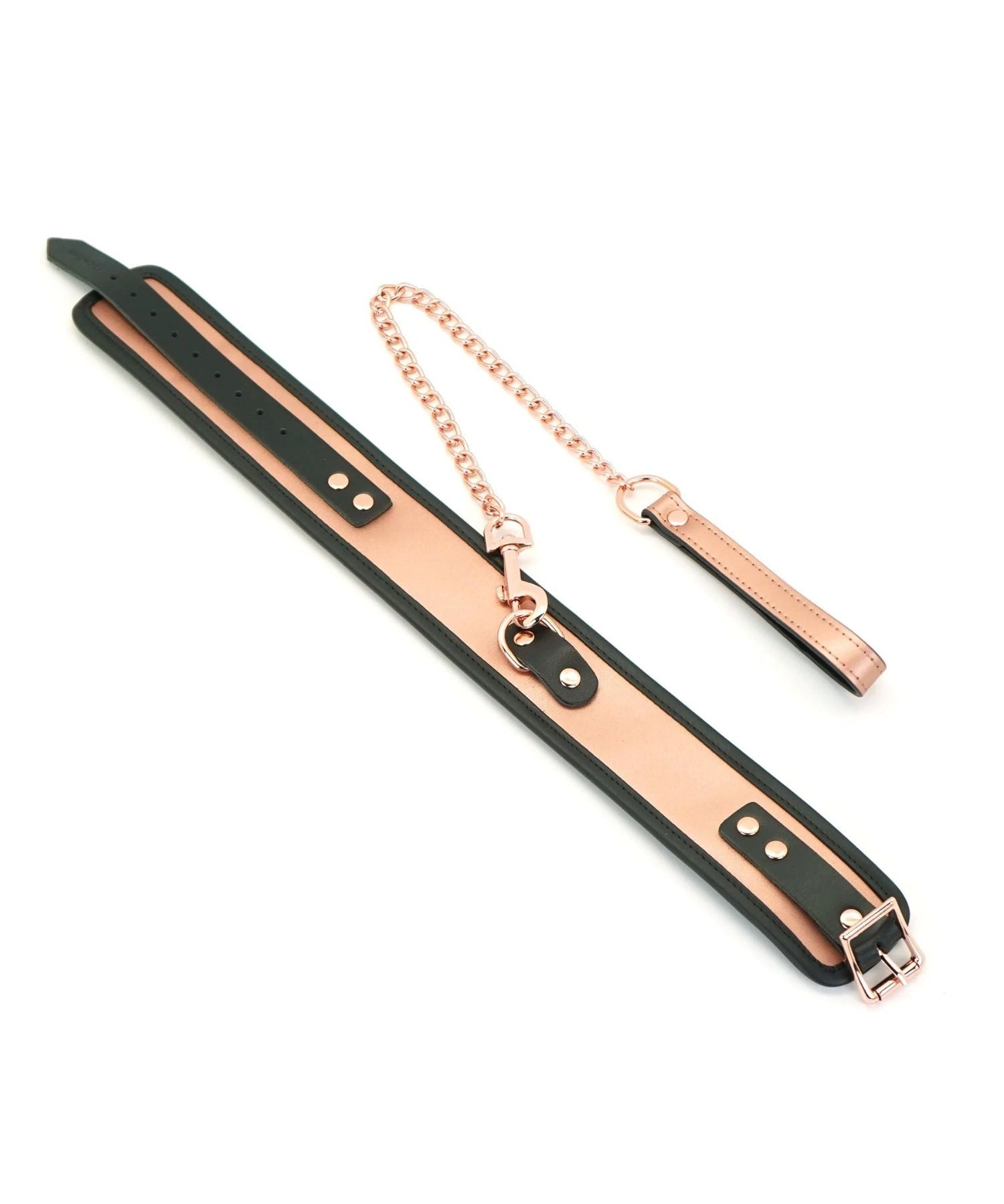 Liebe Seele Rose Gold Memory Collar and Leash