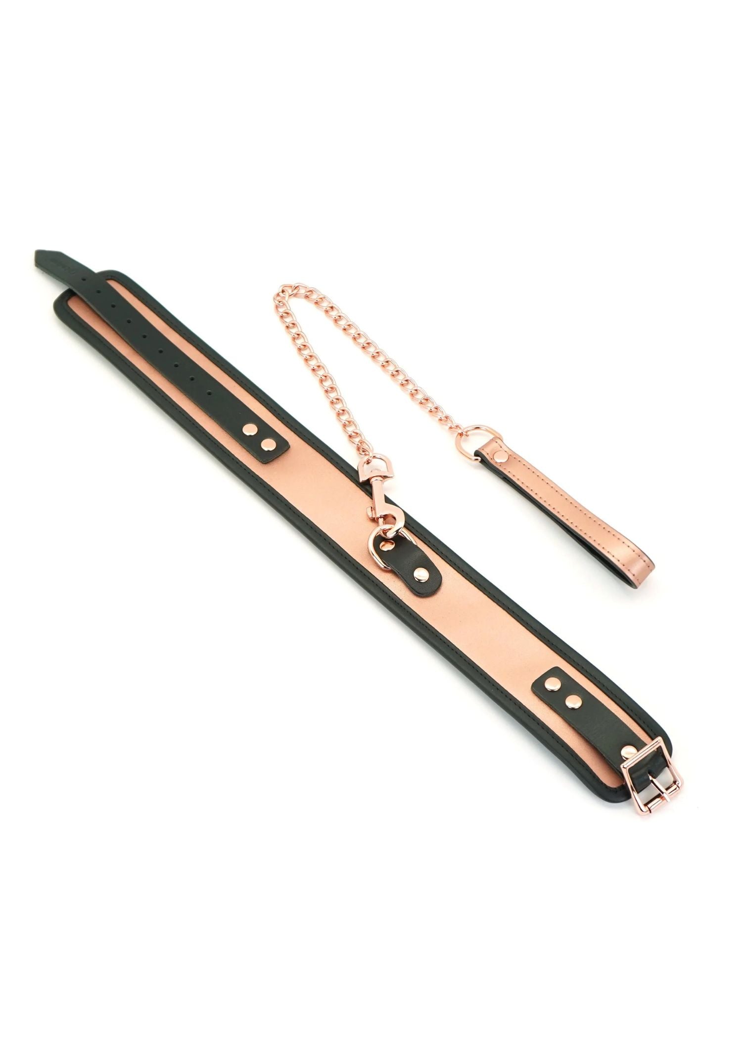 Liebe Seele Rose Gold Memory Collar and Leash