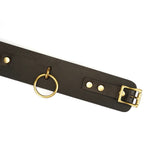 Samurai Leather Ankle Cuffs (Black)