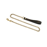 Samurai Leather Collar and Leash (Black)