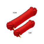 Liebe Seele Shirbari Red SIlky Rope 5  or 10 meters | Bondage BDSM Accessory
