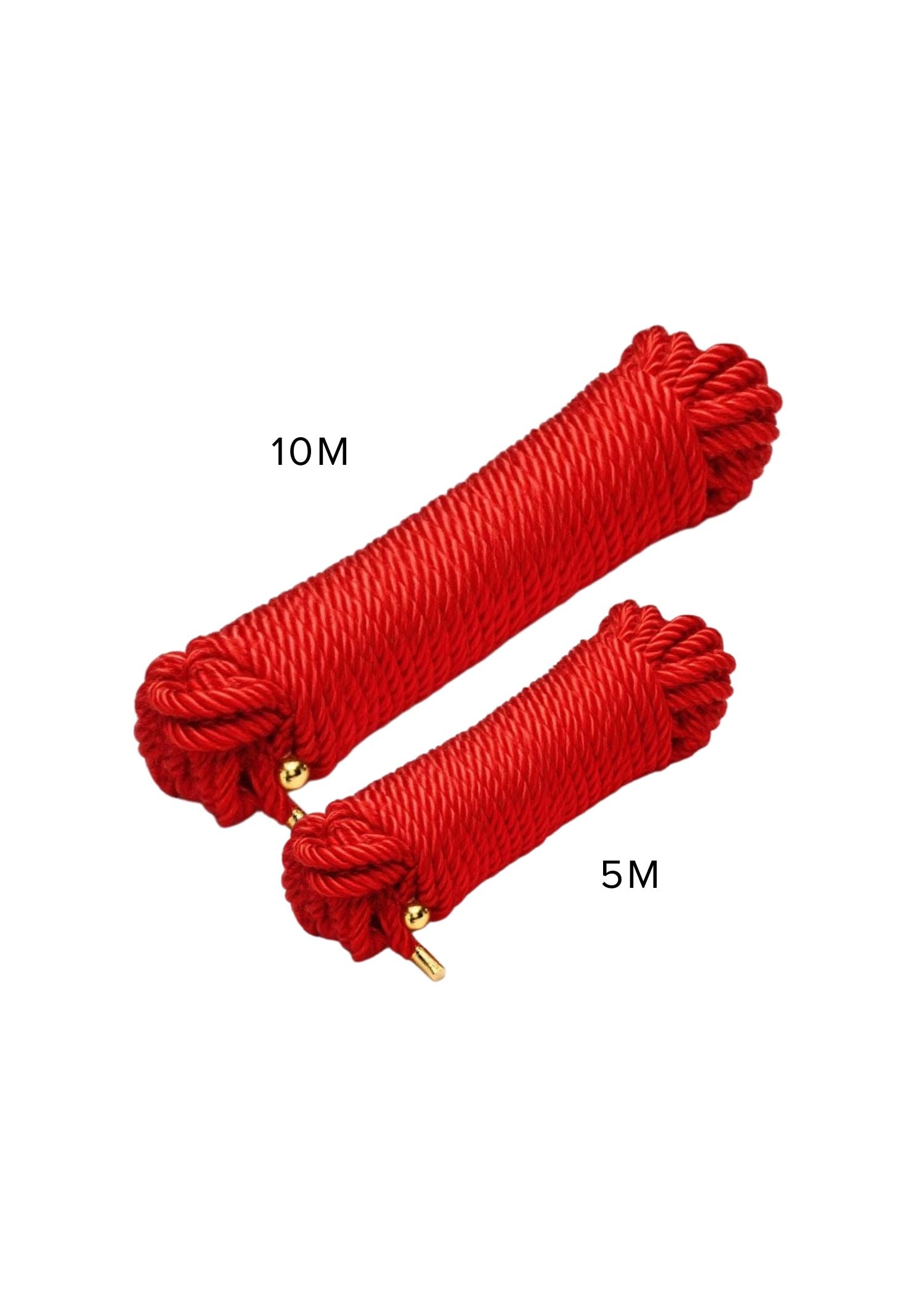 Liebe Seele Shirbari Red SIlky Rope 5  or 10 meters | Bondage BDSM Accessory