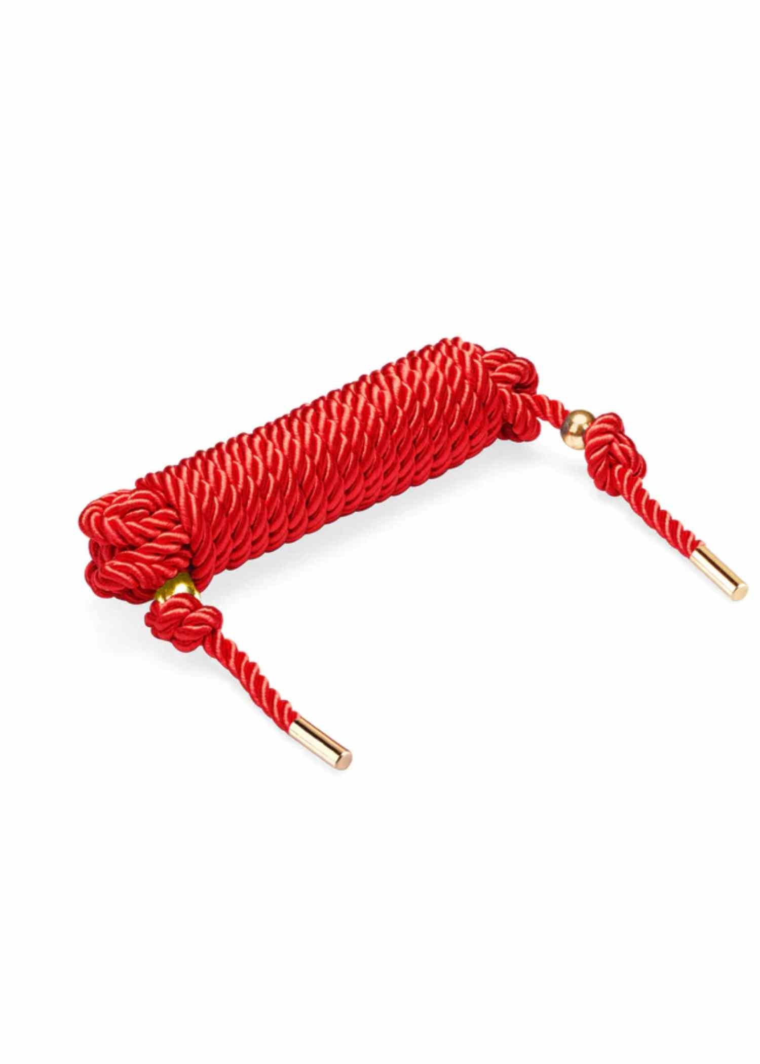 Liebe Seele Shibari Silky Cotton Rope (Red) 5 meters | Avec Amour Lingerie