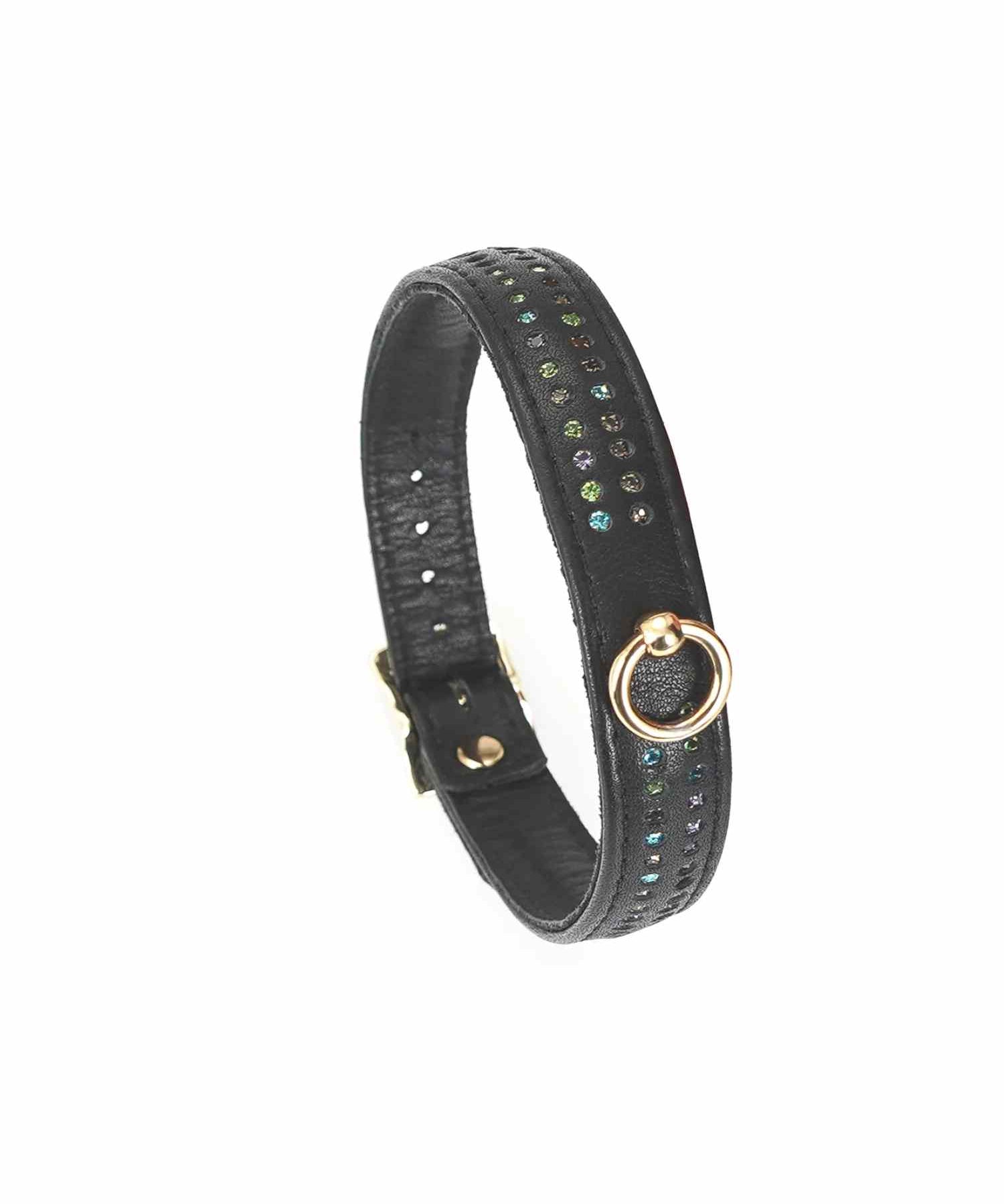Liebe Seele Shining Girl Leather Collar and Leash | Bondage | Avec Amour Lingerie