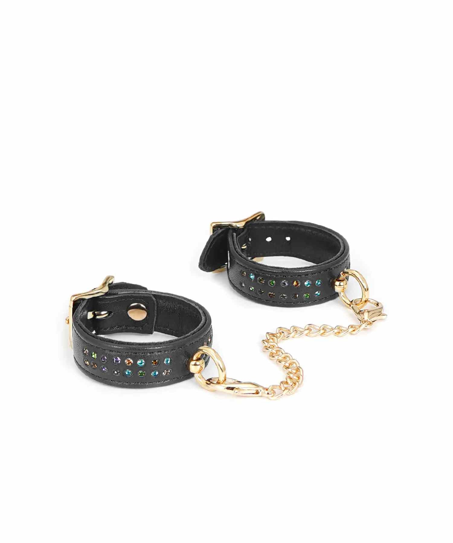 Liebe Seele Shining Girl Leather Handcuffs | Avec Amour Lingerie