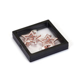 Star-Shaped Nipple Clamps with Rhinestones (Rose Gold)