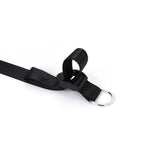 Liebe Seele Under Mattress Restraint Straps with Gold D-ring ends — flat lay