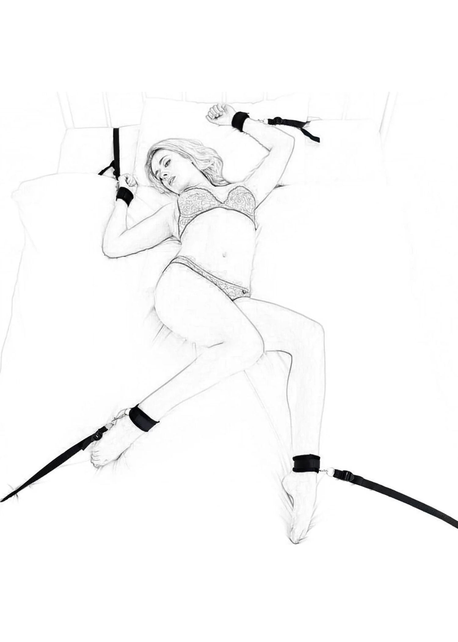 Under Mattress Restraint Straps (D-Rings)