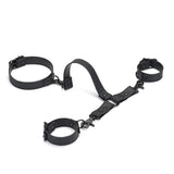 Liebe Seele Vegan Leather Wrist to Collar Restraints | Bondage, BDSM Bedroom Fun | Avec Amour Lingerie