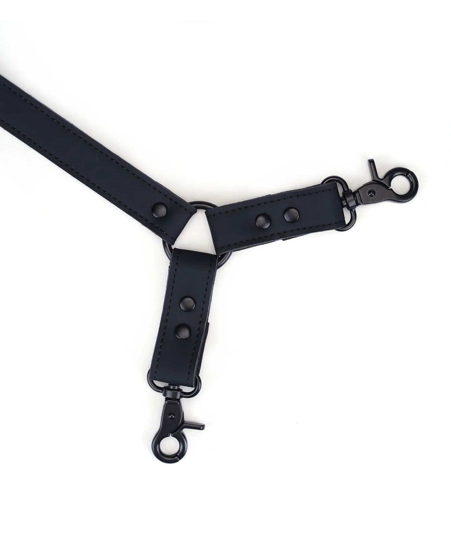 Liebe Seele Vegan Leather Wrist to Collar Restraints | Bondage, BDSM Bedroom Fun | Avec Amour Lingerie
