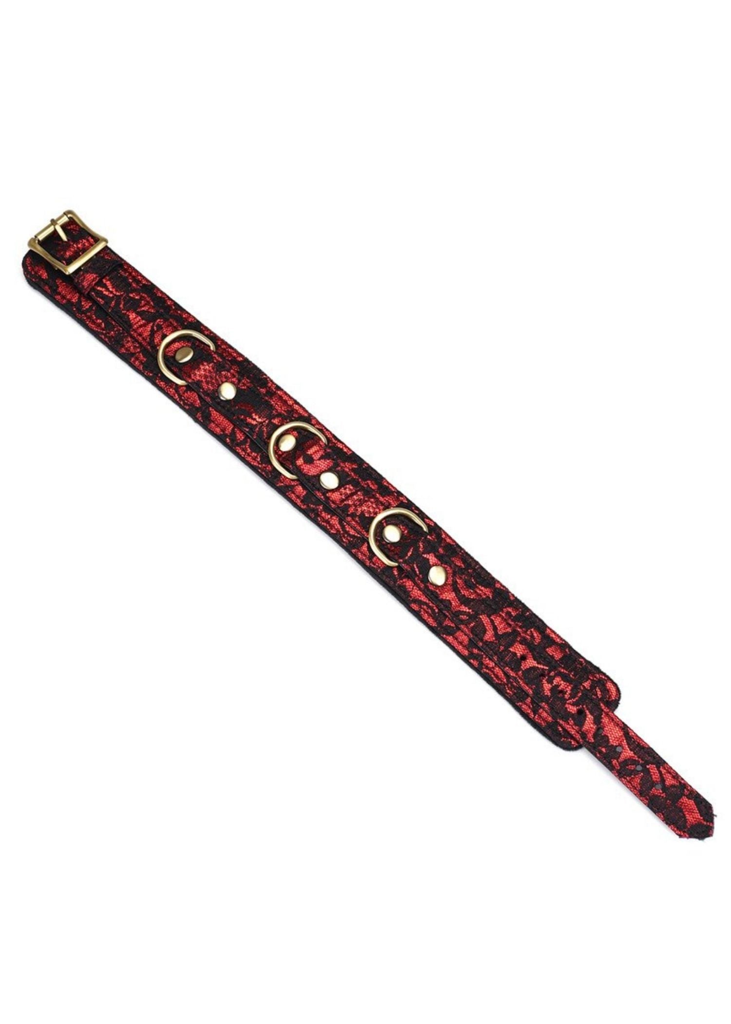 Liebe Seele Victorian Garden Lace & Velvet Collar w/ Leash