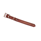 Liebe Seele Wine Red Leather Collar and Wrist Restraint | Avec Amour Lingerie