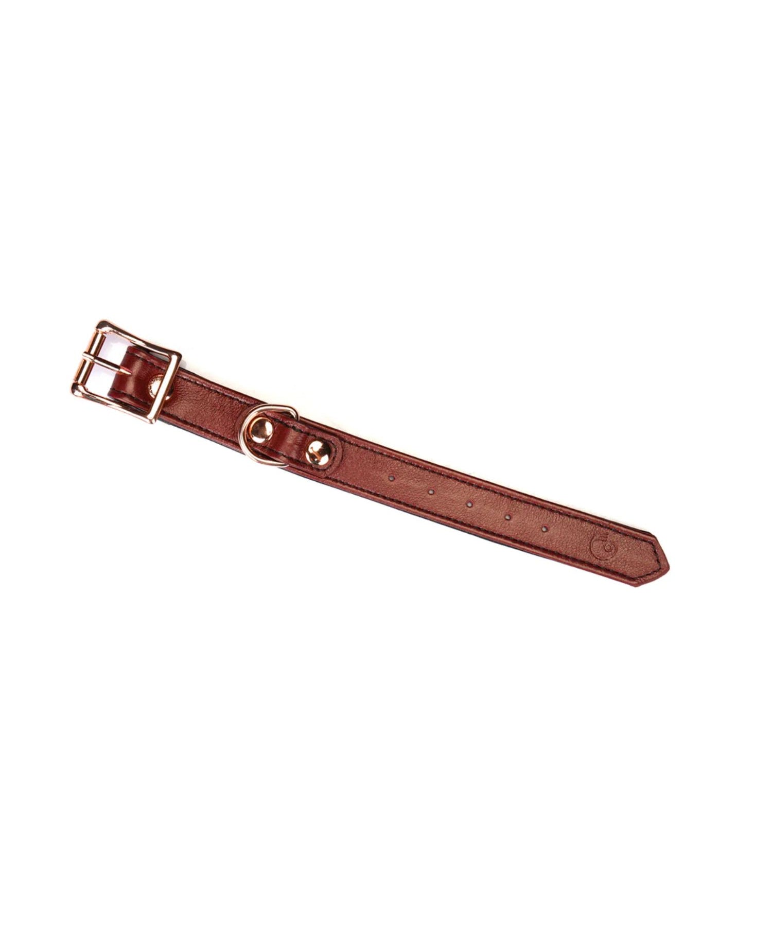 Liebe Seele Wine Red Leather Collar and Wrist Restraint | Avec Amour Lingerie