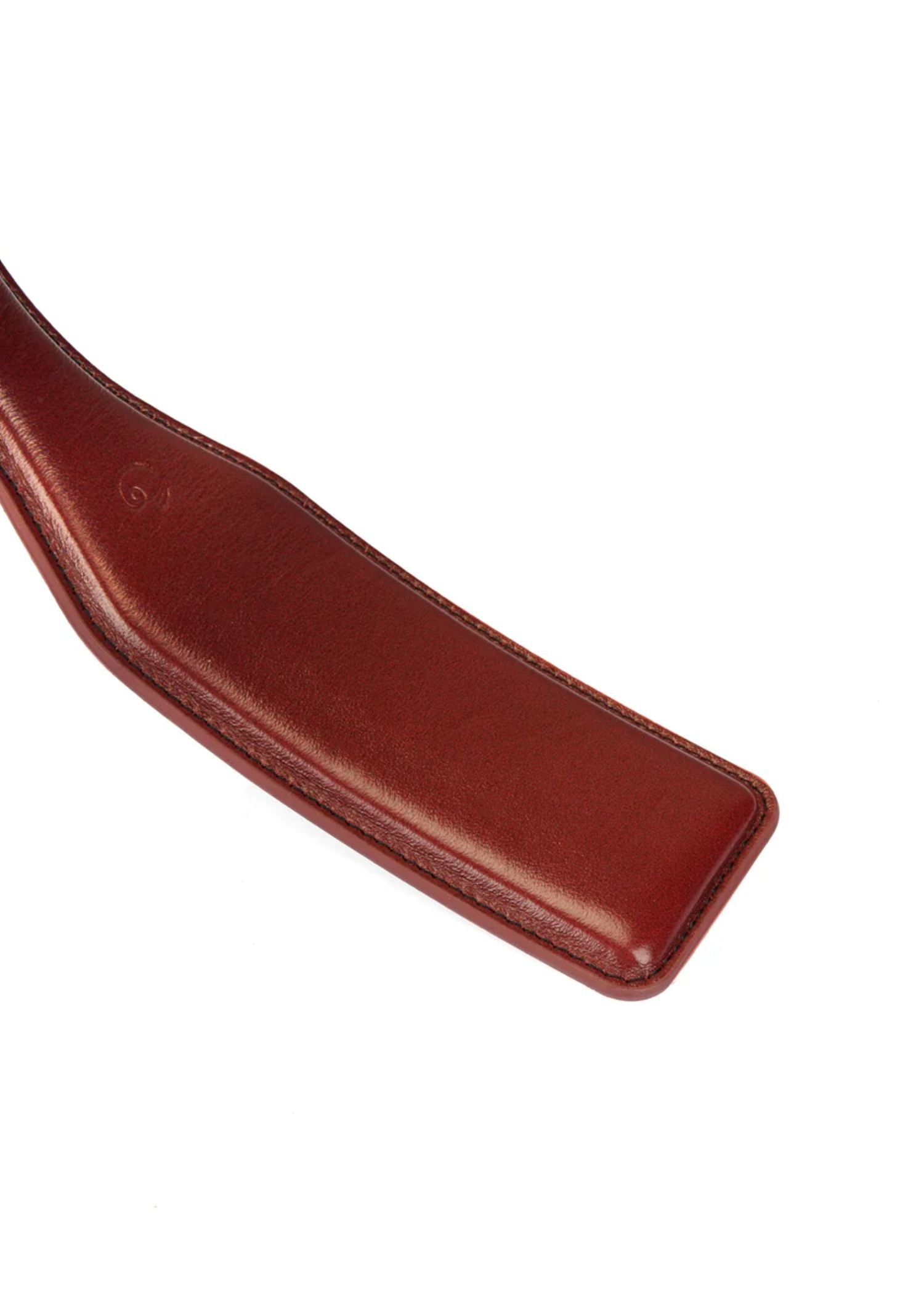 Liebe Seele Wine Red Leather Paddle | Avec Amour Lingerie