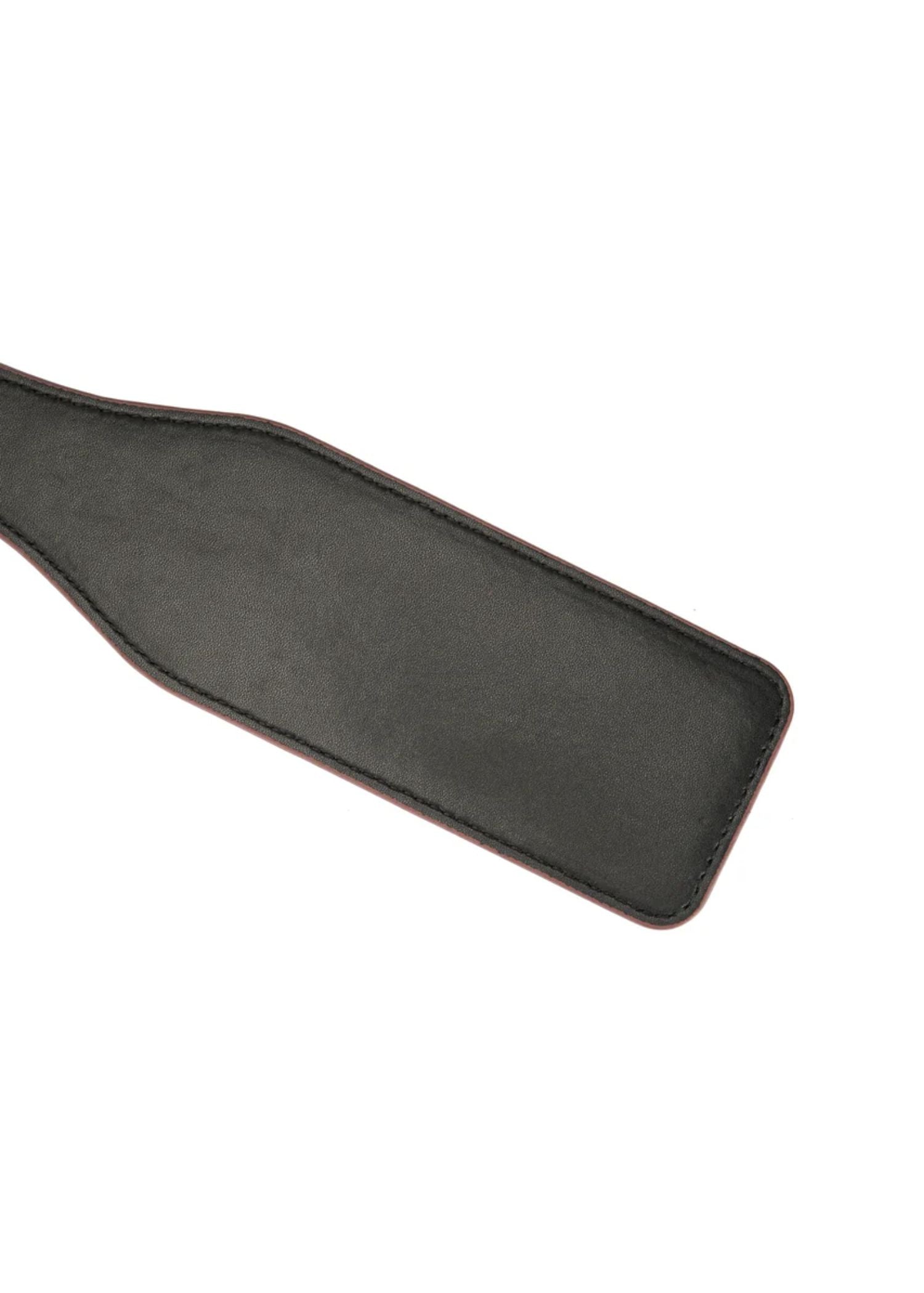 Liebe Seele Wine Red Leather Paddle | Avec Amour Lingerie